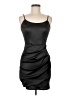 Crystal Sky Solid Black Cocktail Dress Size M - photo 1
