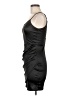 Crystal Sky Solid Black Cocktail Dress Size M - photo 5