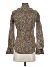 J.Crew 100% Cotton Paisley Brown Long Sleeve Button-Down Shirt Size 00 - photo 2