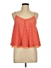 JOA 100% Polyester Orange Sleeveless Blouse Size L - photo 1