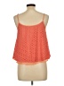 JOA 100% Polyester Orange Sleeveless Blouse Size L - photo 2