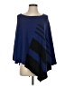August Silk Blue Poncho Size M - photo 1