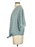 Max Studio 100% Polyester Teal Short Sleeve Blouse Size S - photo 5
