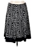 Bay Studio Graphic Black Casual Skirt Size L - photo 1