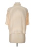 Torrid Stripes Ivory Short Sleeve Blouse Size Lg Plus (0) - photo 2