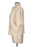 Torrid Stripes Ivory Short Sleeve Blouse Size Lg Plus (0) - photo 5