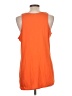 Sofra 100% Cotton Orange Sleeveless T-Shirt Size L - photo 2