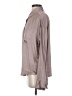 UpWest 100% Polyester Metallic Brown Long Sleeve Blouse Size S - photo 5