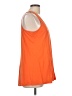Sofra 100% Cotton Orange Sleeveless T-Shirt Size L - photo 4