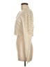 Le Superbe 100% Wool Ivory Wool Cardigan Size M - photo 5