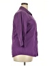 HOTOUCH Purple 3/4 Sleeve Button-Down Shirt Size XXL - photo 4