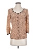 Odille Tan 3/4 Sleeve Blouse Size 2 - photo 1