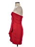 BCBGMAXAZRIA 100% Polyester Solid Red Cocktail Dress Size 4 - photo 5