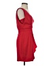 BCBGMAXAZRIA 100% Polyester Solid Red Cocktail Dress Size 4 - photo 4