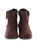 Judith Burgundy Brown Ankle Boots Size 6 1/2 - photo 2