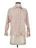 Paliskates. 100% Cotton Tweed Tan Long Sleeve Button-Down Shirt Size S - photo 1