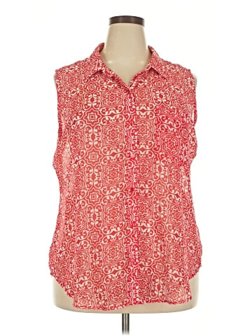 Liz Claiborne Sleeveless Button-Down Shirt (view 1)