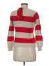 Tulle 100% Cotton Stripes Red Turtleneck Sweater Size M - photo 2