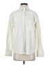 Zara Color Block Ivory Long Sleeve Button-Down Shirt Size S - photo 1