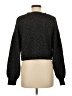 madden nyc Metallic Black Pullover Sweater Size M - photo 2