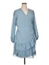 1.State 100% Polyester Blue Cocktail Dress Size 16W - photo 1