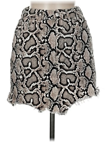 Zara TRF Denim Skirt (view 1)