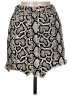 Zara TRF Animal Print Silver Denim Skirt Size M - photo 1