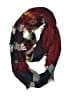 Unbranded Plaid Burgundy Red Scarf One size - photo 1