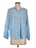 Lucky Brand Blue 3/4 Sleeve Blouse Size S - photo 1