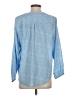 Lucky Brand Blue 3/4 Sleeve Blouse Size S - photo 2