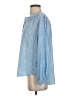 Lucky Brand Blue 3/4 Sleeve Blouse Size S - photo 5