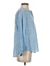 Lucky Brand Blue 3/4 Sleeve Blouse Size S - photo 4