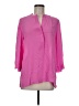 Alice Collection 100% Polyester Pink 3/4 Sleeve Blouse Size M - photo 1