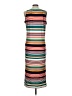 Assorted Brands Stripes Teal Casual Dress Size Lg - XL - photo 2
