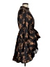 Shein 100% Polyester Black Cocktail Dress Size 6 - photo 4