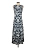 Unbranded 100% Polyester Print Blue Casual Dress Size S - photo 2