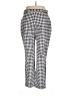 Boston Proper Houndstooth Black Casual Pants Size 14 - photo 2