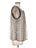 Daniel Rainn 100% Polyester Silver Short Sleeve Blouse Size L (petite) - photo 4