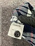 Le Lis 100% Rayon Plaid Black Long Sleeve Button-Down Shirt Size L - photo 8