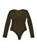 Shapellx 100% Spandex Brown Bodysuit Size S - photo 1