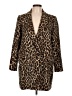 Zara Basic Animal Print Gold Coat Size L - photo 1