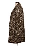 Zara Basic Animal Print Gold Coat Size L - photo 5