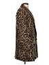 Zara Basic Animal Print Gold Coat Size L - photo 4