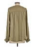 Glam 100% Polyester Green Long Sleeve Blouse Size S - photo 2