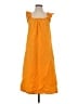 Samsoe Samsoe 100% Cotton Solid Orange Casual Dress Size XS - photo 1