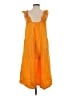 Samsoe Samsoe 100% Cotton Solid Orange Casual Dress Size XS - photo 2