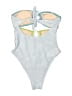 Unbranded Color Block Blue Bodysuit Size S - photo 2