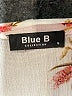 Blue B 100% Rayon Floral Ivory Romper Size S - photo 4