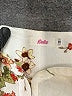 Dolce 100% Rayon Floral Ivory 3/4 Sleeve Blouse Size S - photo 7