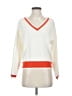 Cyrus Color Block White Ivory Pullover Sweater Size S - photo 1